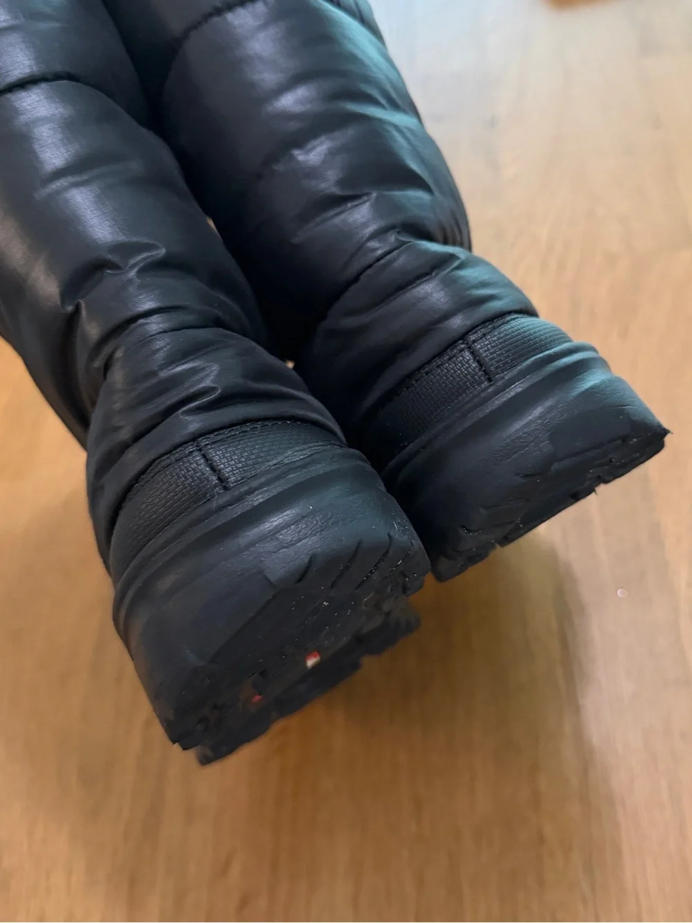 The North Face Kids 3 Black Quilted Lace Up Winter Boots